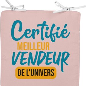 Fabulous Square Chair Cushion - Certified Best Seller in the Merchant Boutique Universe - 40 x 40 cm - Pink