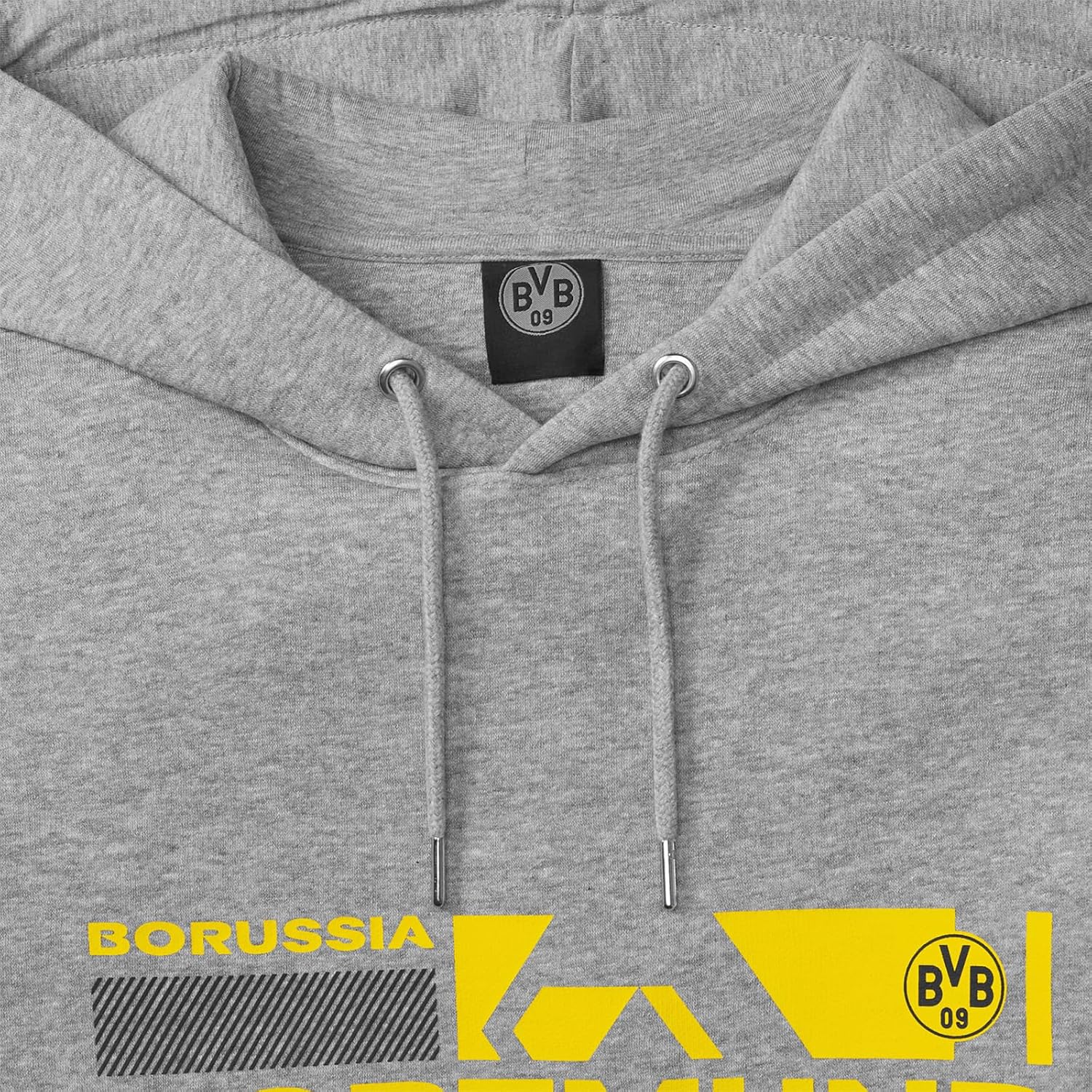 Unisex Bvb Hoodie Matchday Grey Hooded Sweatshirt - Image 5