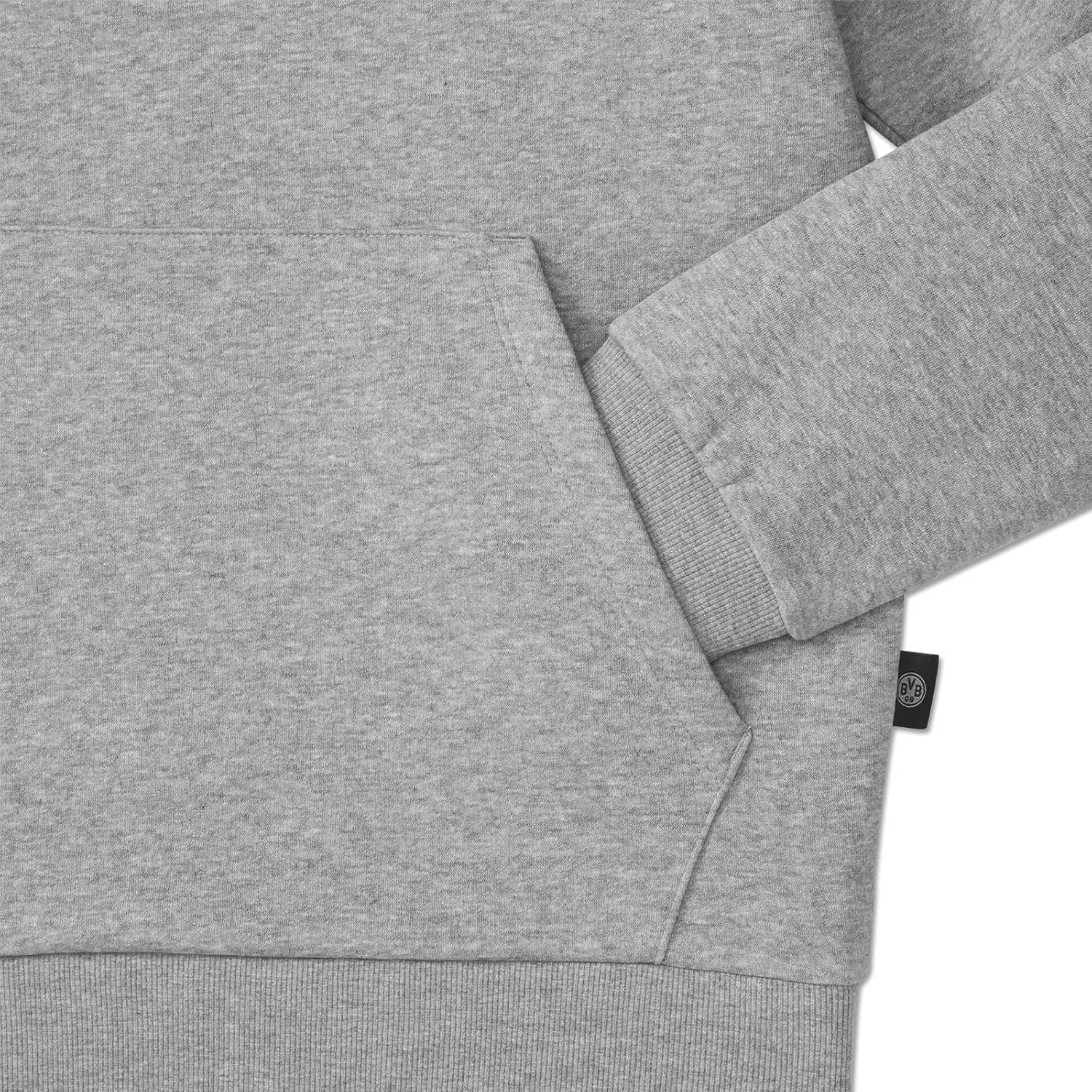 Unisex Bvb Hoodie Matchday Grey Hooded Sweatshirt - Image 4